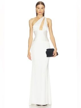 Michael Costello x REVOLVE Sorbara Gown in Ivory